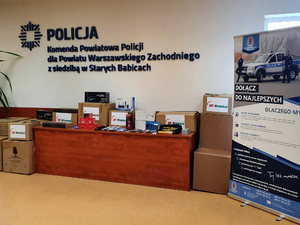 Sprzęt przekazany Policji