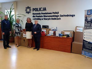 Strony porozumienia na tle przekazanego Policji sprzętu