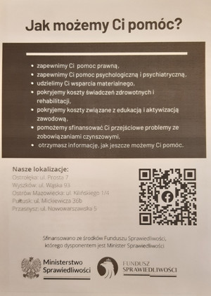 Ulotka Fundacji Compassio