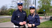 Policjanci z Ruchu Drogowego