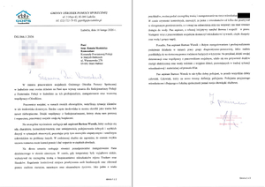 Podziękowania dla młodszego aspiranta Bartosza Wernika dzielnicowego rejonu służbowego nr 1 w Izabelinie